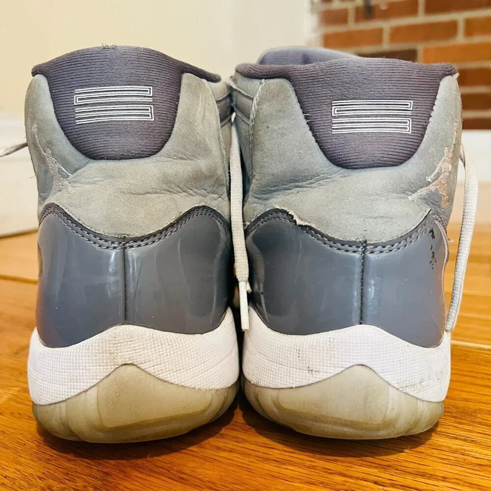 Nike Air Jordan 11 Retro High Cool Grey Sneakers Shoes Mens Size 10.5 CT8012-005
